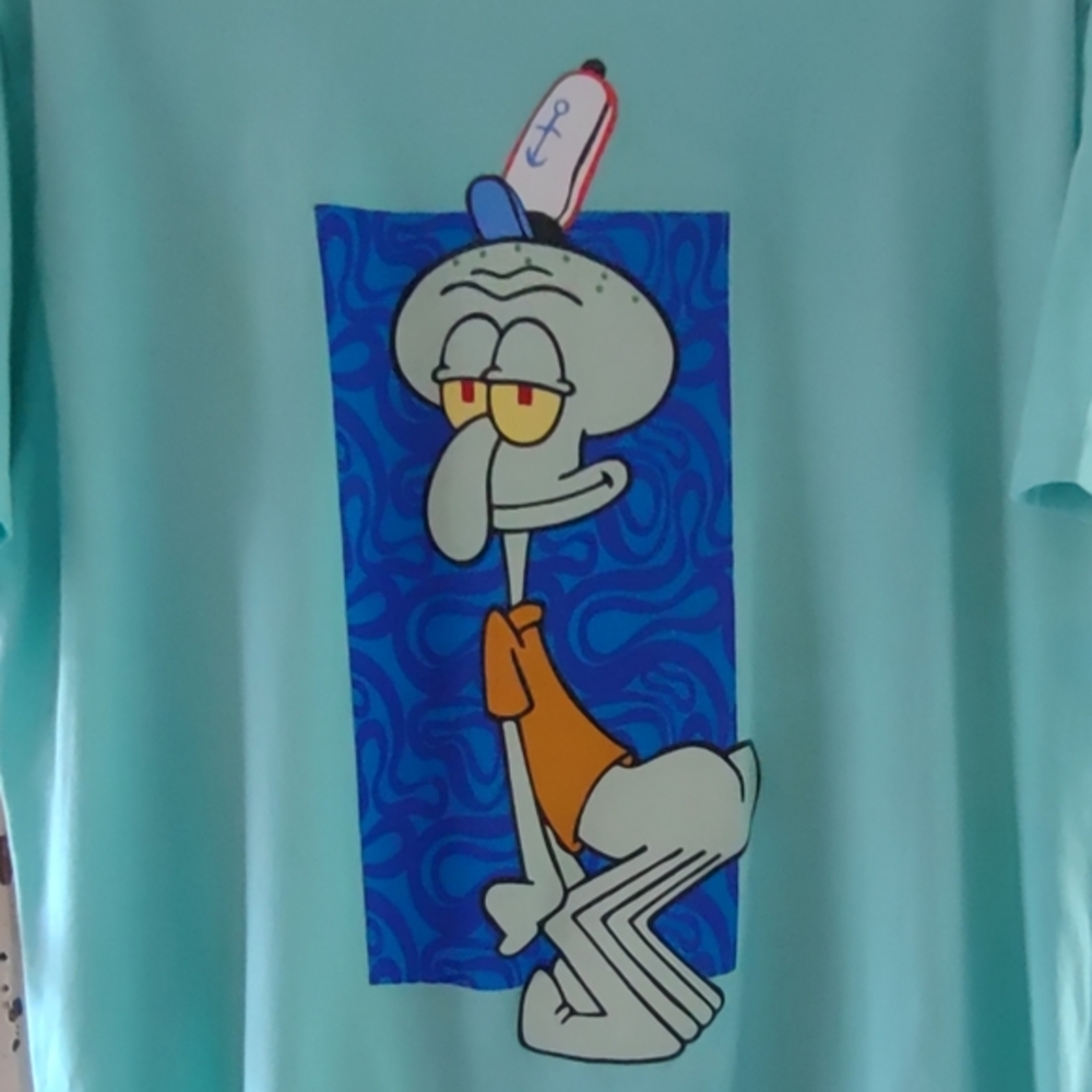 SpongeBob's Squidward Tentacles, XL, 100% Cotton, NWOT